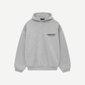 Fear of god essentials hoodie light heather gray