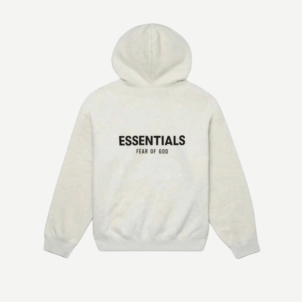 Fear of god essentials hoodie light oatmeal