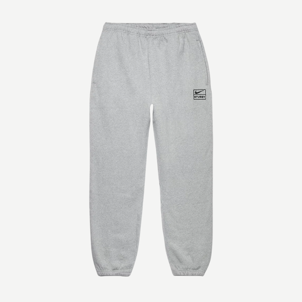Nike x stüssy fleece sweatpants grey