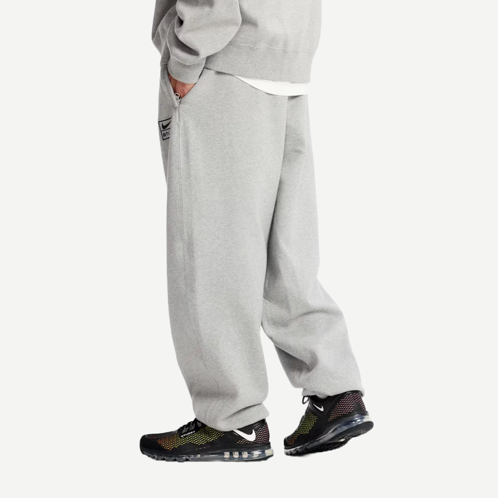 Nike x stüssy fleece sweatpants grey