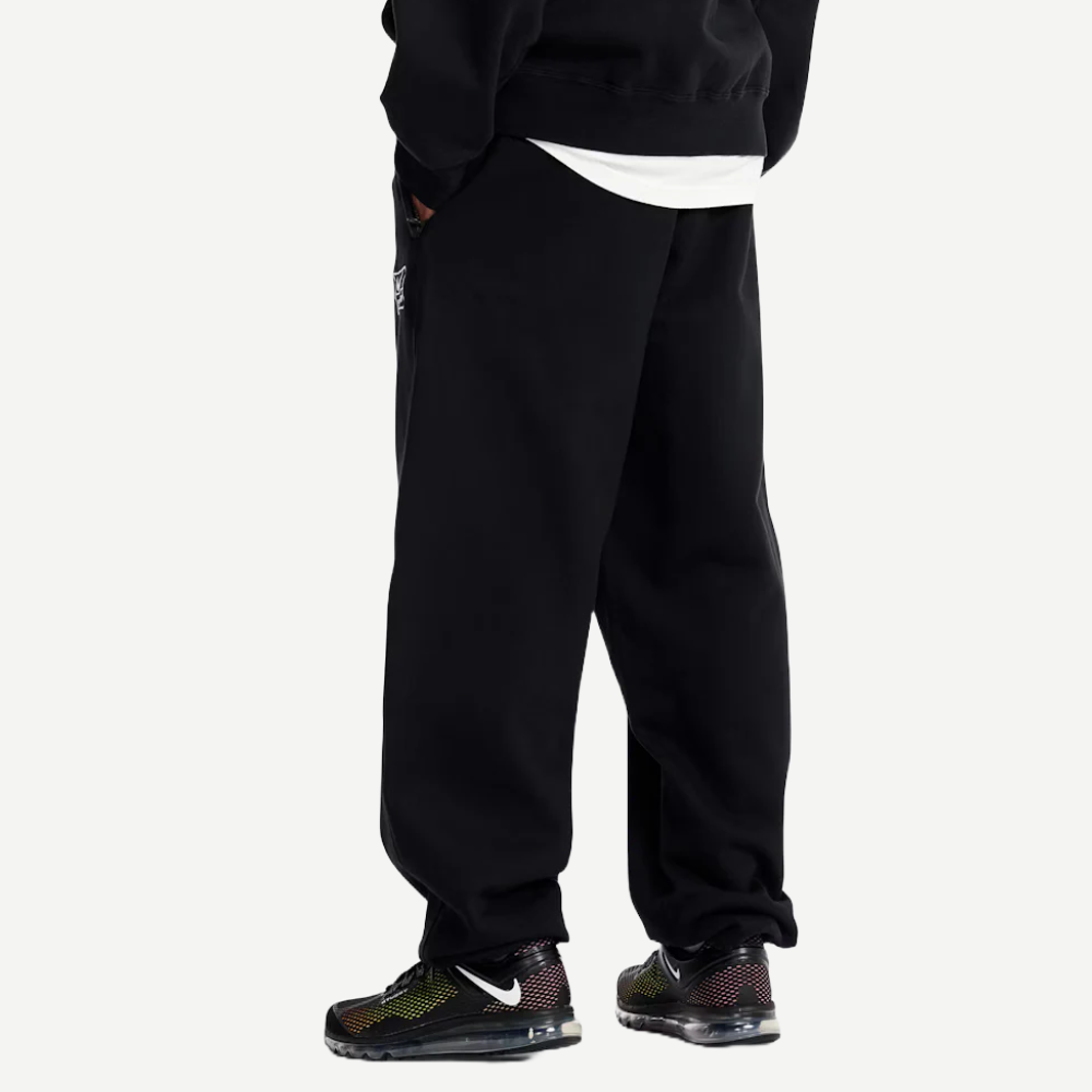 Nike x stüssy washed sweatpants black
