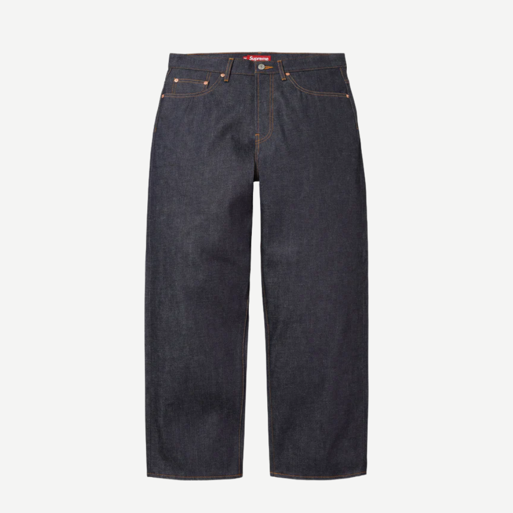 Supreme baggy selvedge jean