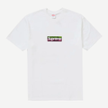 Supreme los angeles fire relief box logo tee white